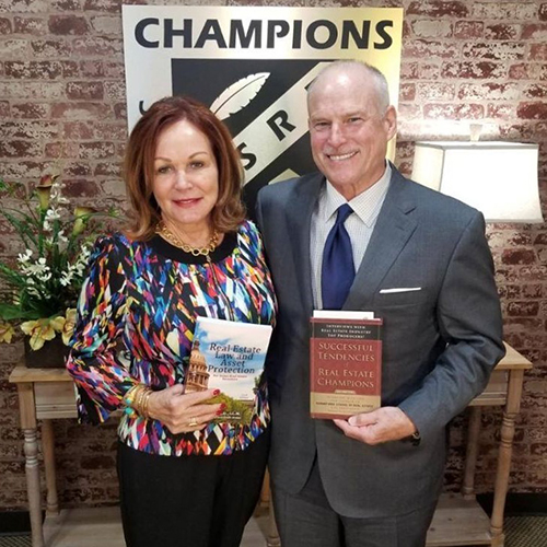 David Willis with Rita Santamaria, Owner of Champions, Real Estate Schools