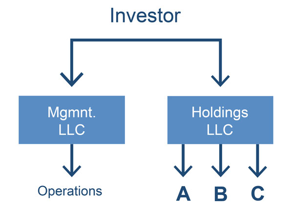 Two Company Structure for Investors